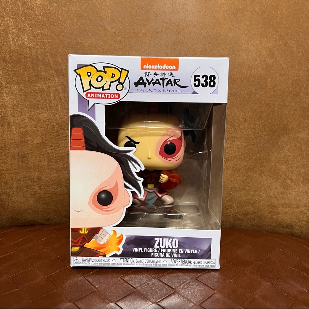 Funko Pop- Avatar the last air bender- Zuko- 538